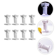  Statues de piliers romains de 8 pcs Statues de colonne grecque romaine Statues