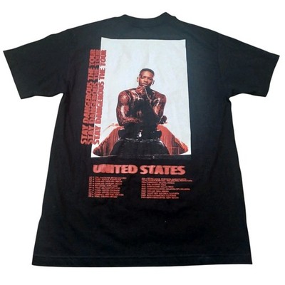 YG Tour Everybody Wear Red Stay Dangerous Double Sided T Shirt Medium