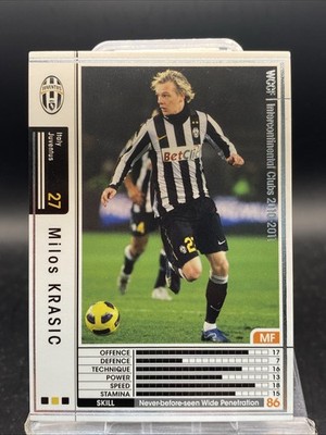 Milos Krasic Panini WCCF 2010-2011 Juventus Regular Japanese SEGA A10/48