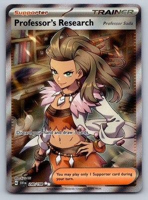 Professor's Research Ultra Rare SVI SV01: Scarlet & Violet Base Set 240/198 NM