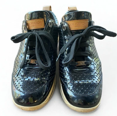 Louis Vuitton US Duty Free Sneaker Lackleder Damen US6 EU37 Made in Italy - Bild 1 von 4