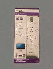 Belkin BV112234-08 12-Outlets Surge Suppressor 8' Cord Computer Power Strip