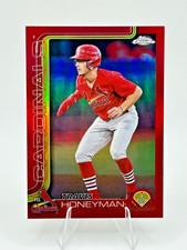 2025 Topps Pro Debut Chrome Red Refractor Travis Honeyman /5