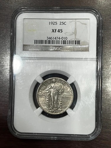 1925 Standing Liberty Quarter 25c - NGC XF45