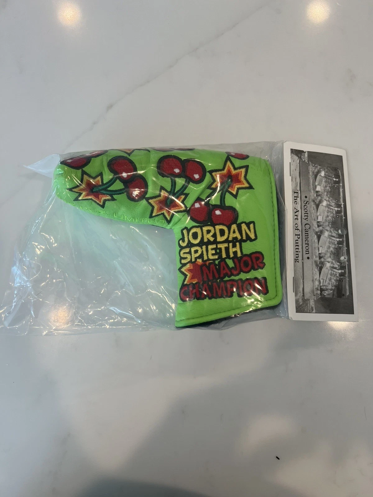 Scotty Cameron 2015 Jordan Spieth Major Champion Putter Headcover Cherry Bomb