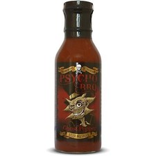 Dr Burnorium Psycho Juice Hot BBQ Ghost Pepper Naga Chilli Barbecue Sauce 375ml