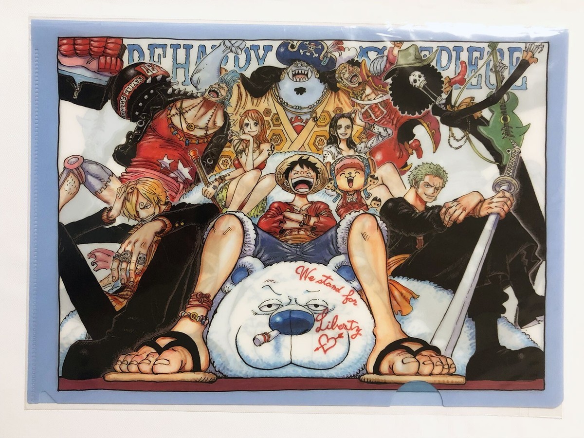 A186 Straw Hat Crew Japanese One Piece File Folder Sealed