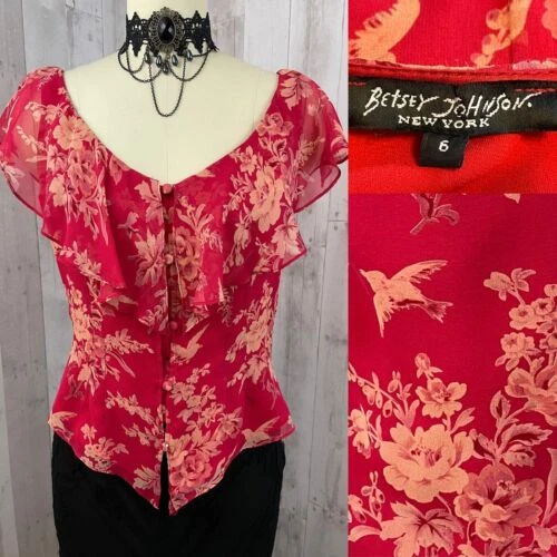 Negro Betsey Johnson Ropa, Calzado y Accesorios Vintage