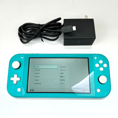 Refurbished Nintendo Switch Lite Turquoise Console & Charger with