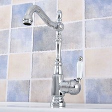 Chrome Ceramic Single Handle/Hole Kitchen Faucet Bathroom Sink Mixer Tap 2sf642