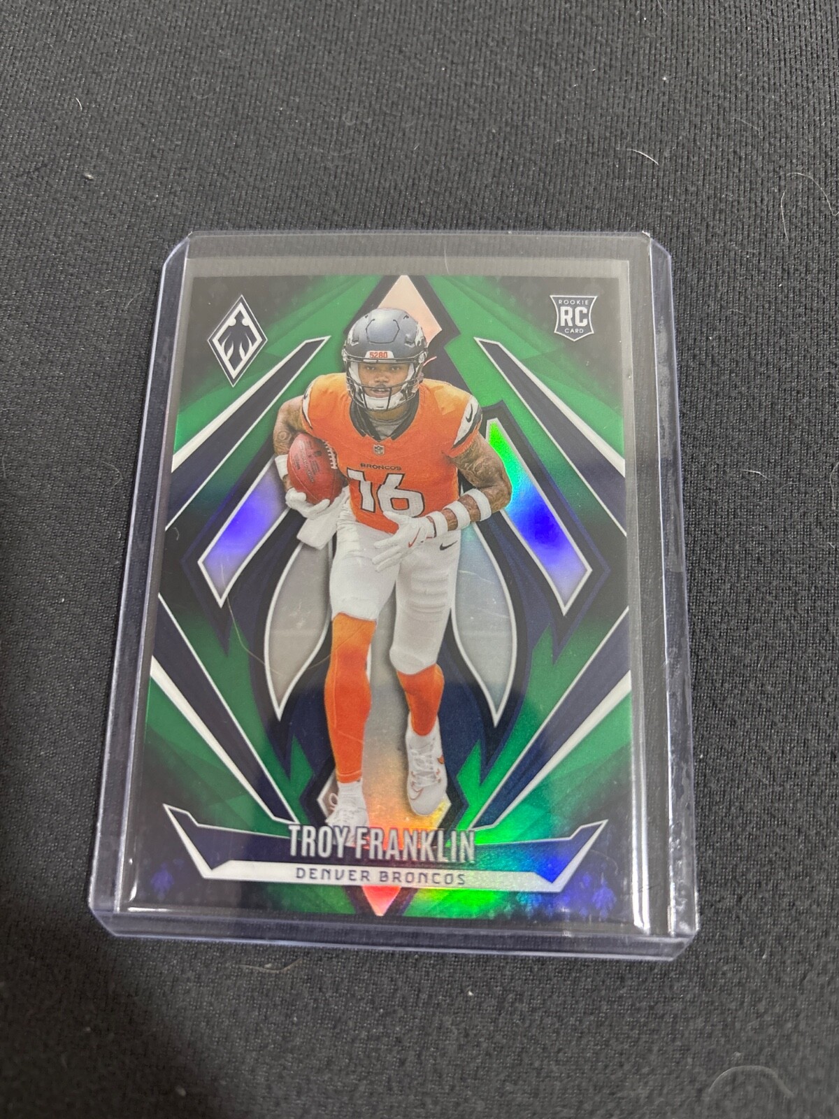 2024 Panini Phoenix - Rookie Troy Franklin #244 Phoenix Green Fade /199 (RC)