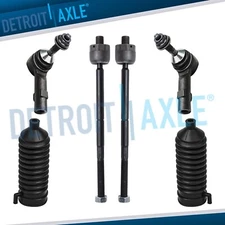Front Inner and Outer Tie rods Boots for 2009 Ford Taurus X Flex Mercury Sable