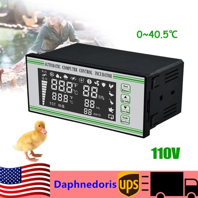 Automatic Egg Incubator Controller Thermostat Temperature Humidity Sensor XM-18S