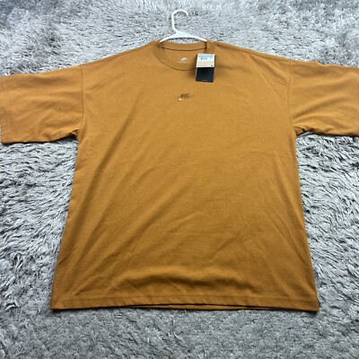 New Nike Essential Swoosh Logo Oversized Tee Shirt Medium FB9766-754 Men