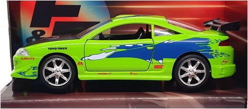 Jada scala 1/32 97609 - Fast & Furious Brian's Mitsubishi Eclipse - verde/blu - Foto 3 di 5