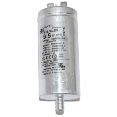 Genuine Indesit Tumble Dryer Motor Capacitor 9.5uf C00275351 