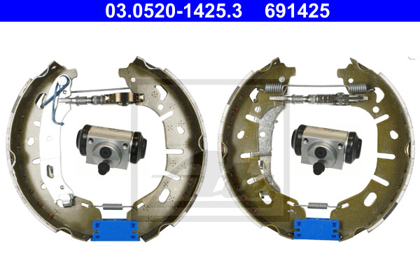 ATE Bremsbackensatz Bremsbacken Hinten FüR Fiat Doblo GroßRaumlimousine 263-image