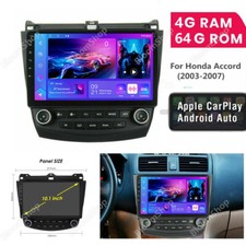 For Honda Accord 7 03-07 Android 15 Stereo Car Radio GPS Head Unit Carplay 64GB