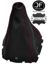 Rote Naht Manuell Leder Schaltsack Passend für Toyota Avensis T27 MK3 2009-2015