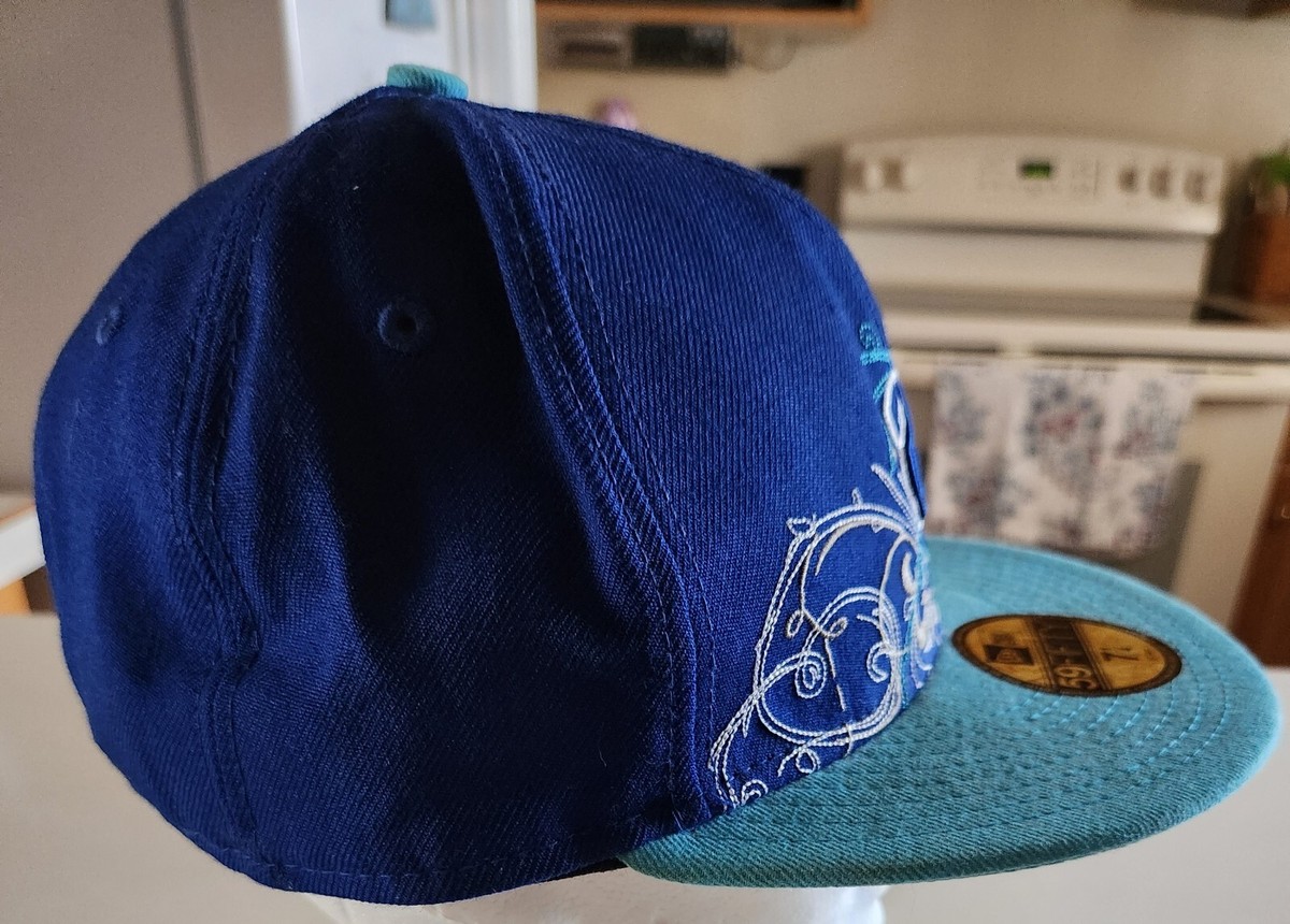 New York Yankees NYC New Era 59Fifty Cap MLB Light Blue Teal 7 1/4