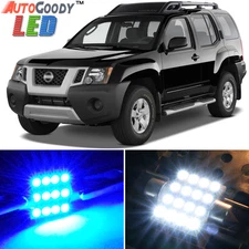 10 x Premium Blue LED Lights Interior Package Kit for Nissan Xterra 05-15 + Tool