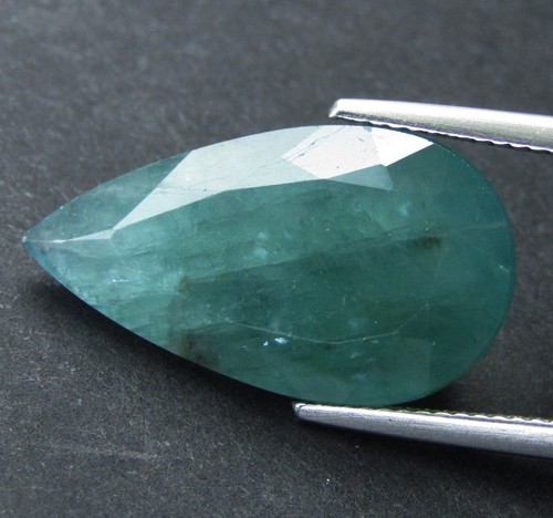 12.46Cts Natural Rarest Grandidirite Pear Shape Collection Gem From Madagascar - Picture 2 of 7