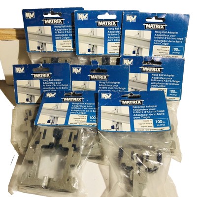 8pks =16pcs K&V (79TI HRA) 100lbs. Matrix System Hang Rail Adapters