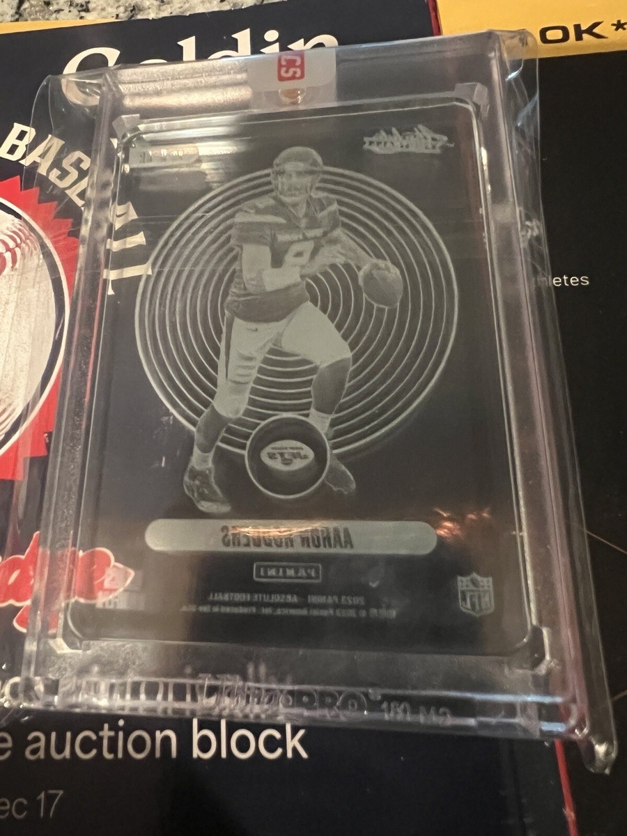 2023 Panini Absolute Aaron Rodgers Glass Laser-Etched Crystal SP