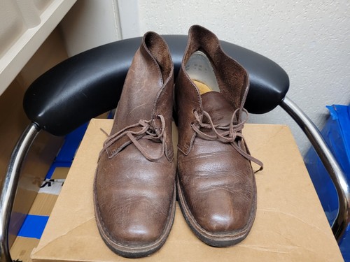 Clarks Originals Men's Cukka Boots In Brown Size UK 10 - Picture 5 of 13