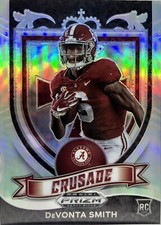 2021 Prizm Draft Picks Silver Crusade #165 DeVonta Smith - Alabama Crimson Tide