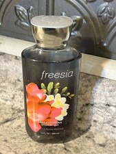 Bath  Body Works Freesia Shower Gel/Body Wash 10 oz NEW