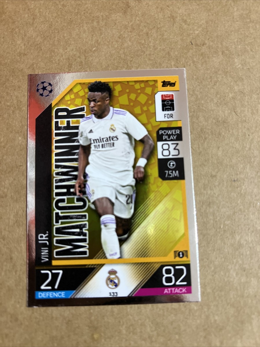 topps桜パラレル VINI JR. ジャパンエディション限定 Vini JR match attax 22/23 Match Winner CARD # 133. new | eBay