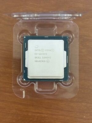Intel Xeon E3-1245 V5 SR2LL 3.50GHz 8MB 4-Core 8-Thread LGA1151 CPU Processor