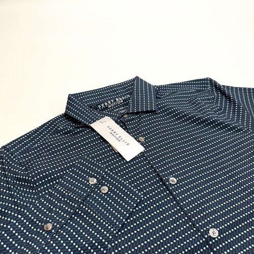 Perry Ellis Motion Mens NWT Long Sleeve Button Down Shirt Stretch ...