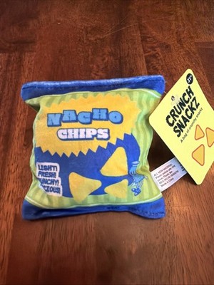 J'ADORE Crunch Snackz Nacho Chips Small Plush Squishy Fidget Sensory Toy