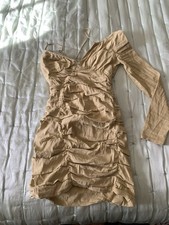 Zara Sage green size 10 linen style Summer dress