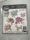 Sizzix Thinlits 14PK Die Set Brushstroke Flowers Mini by Tim Holtz 666284