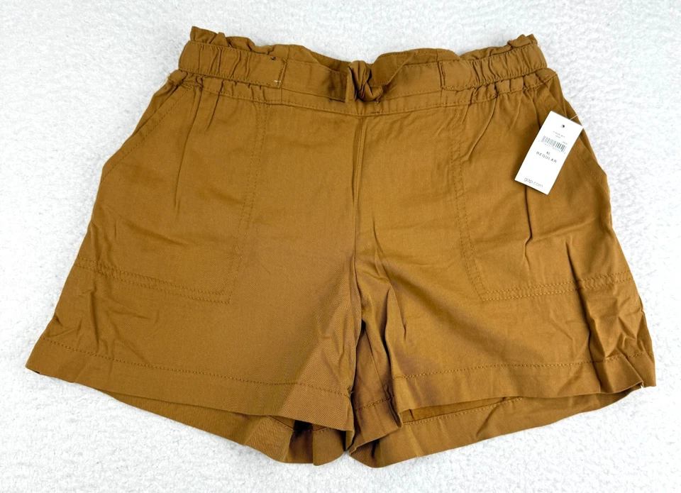 Juego de 2 Pantalones Cortos Gap Niños Mezcla de Lino Corbata Fácil XL Regular Foto 2 de 4