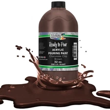 Pouring Masters Chocolate Brown 32-Ounce (Quart) Acrylic Pouring Paint