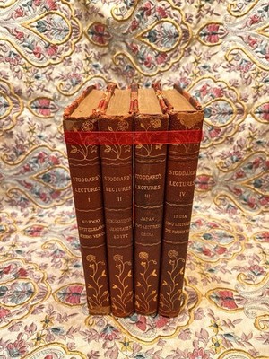 John L. Stoddard's Lectures, Exploration & Travel, Leather, Illustrated, Balch