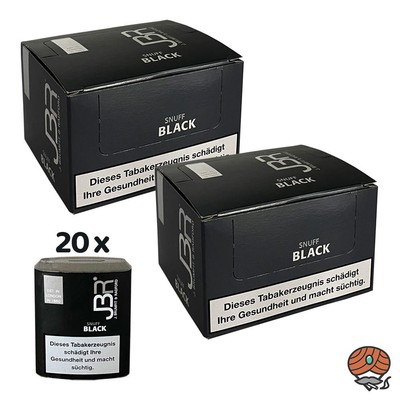 JBR Black Snuff Schnupftabak von Pöschl 20x 10g