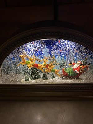 Illuminated Glitter Arch with Scene by Valerie in    OPEN BOX~in time for Xmas!