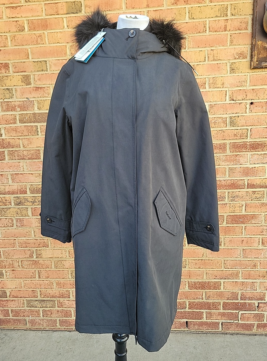 Barbour Braan Waterproof Hooded Jacket Black LWB0638BK11 Women's