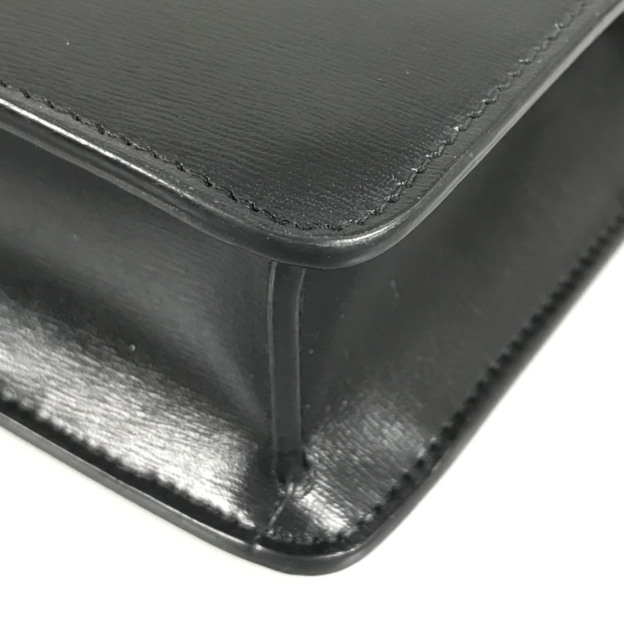 CELINE Triomphe Chain Wallet Margo 10L033DPV.38NO Leather Wallet bag image 4