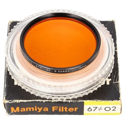 Mamiya 67mm O2 S 056.2C Orange Filter for Sekor 654 Nikon Bronica Pentax Canon - Image 1 of 4