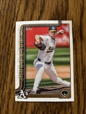 2025 Topps Series 2 JP Sears #680 /50 Canvas Numbered  Athletics