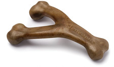 Benebone Wishbone Durable Dog Chew Toy for Aggressive Chewers - Real Bacon