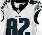 2024 Philadelphia Eagles Ainais Smith #82 Game Used White Jersey 38 933 — photo 7