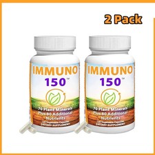 2pack Immuno 150, Immune Support Supplement, Packed with 70 Plant Minerals,