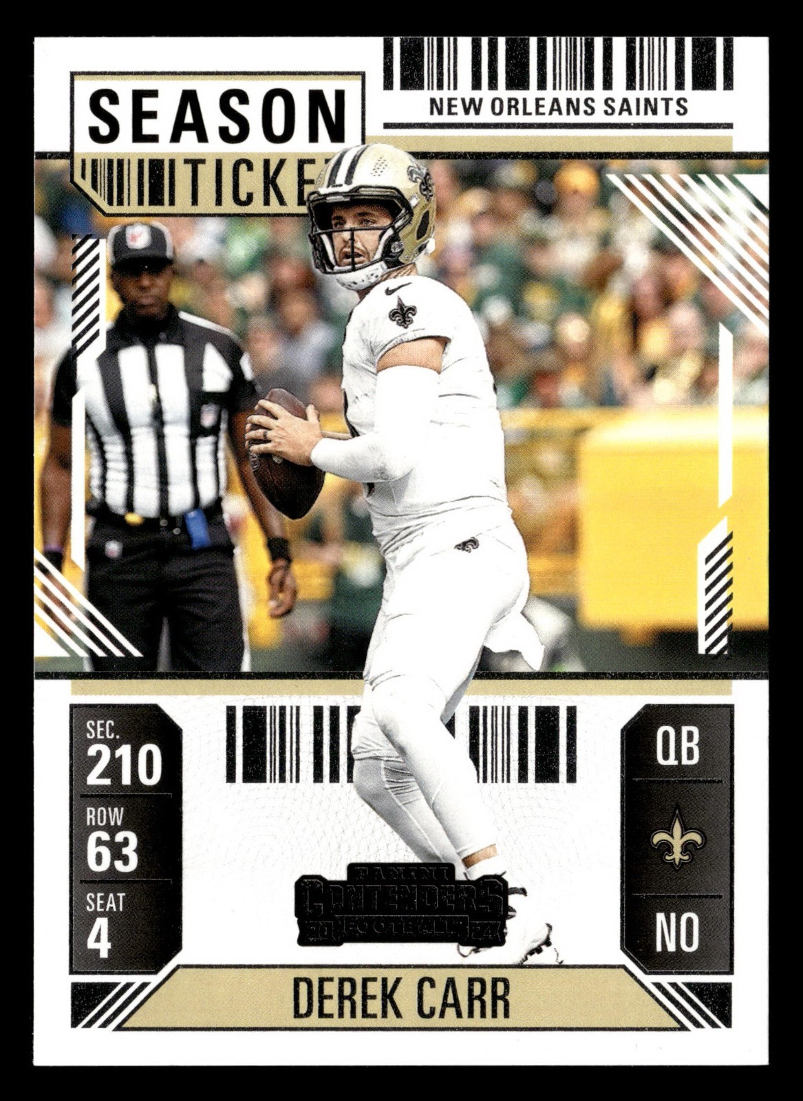 2024 Panini Contenders - Season Ticket Derek Carr #72 Retail